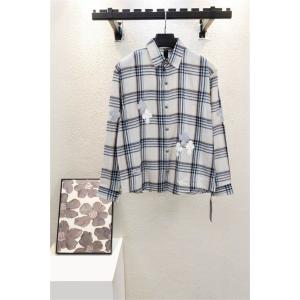 CHROME HEARTS コピー 柔らかい 上質 チェックシャツ クロスワッペン カジュアルスタイル クロムハーツ