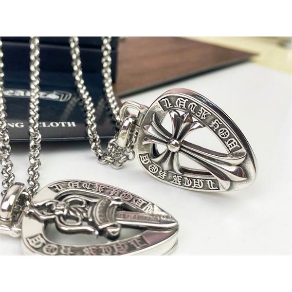 クロムハーツ コピー 精緻 高級 ネックレス クロスドッグタグ ペンダント CHROME HEARTS