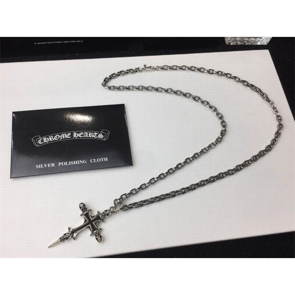 クロムハーツ スーパーコピー 上品 精巧 ネックレス クロススカルモチーフ CHROME HEARTS