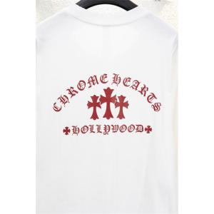 CHROME HEARTS スーパーコピー 洗練 上質 モード感のある ネイビー 長袖ｔシャツ ロゴ クロムハーツ