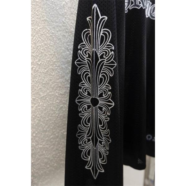 クロムハーツ コピー エッジの効いた ラグジュアリー メッシュ 長袖ｔシャツ CHROME HEARTS