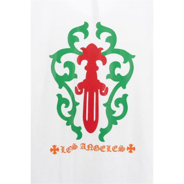 CHROME HEARTS 偽物 トレンド感 溢れる カジュアルモダン 長袖Tシャツ カラーロゴアクセント クロムハーツ