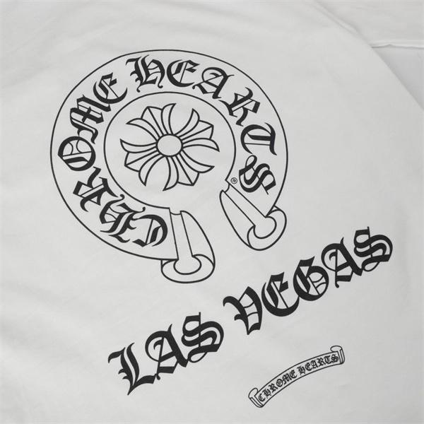 クロムハーツ コピー アーバンテイスト クールデザイン 長袖Tシャツ ラスベガスバックロゴ CHROME HEARTS