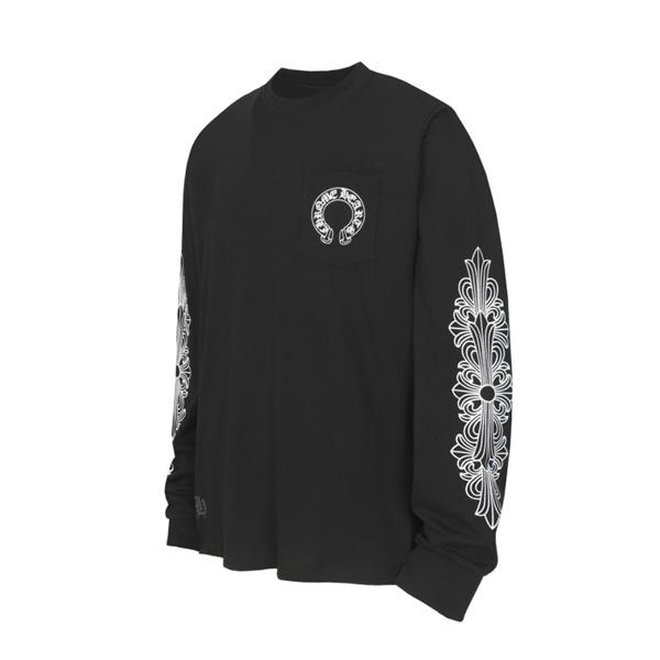 クロムハーツ スーパーコピー アーバンヴィジュアル 長袖Tシャツ ホースシューグラフィック CHROME HEARTS