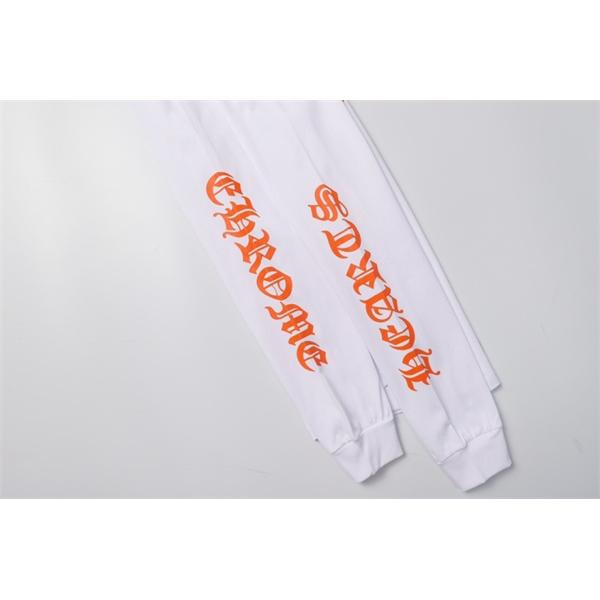 CHROME HEARTS コピー アートフル カラーポップ 長袖Tシャツ ハリウッドロゴプリント クロムハーツ