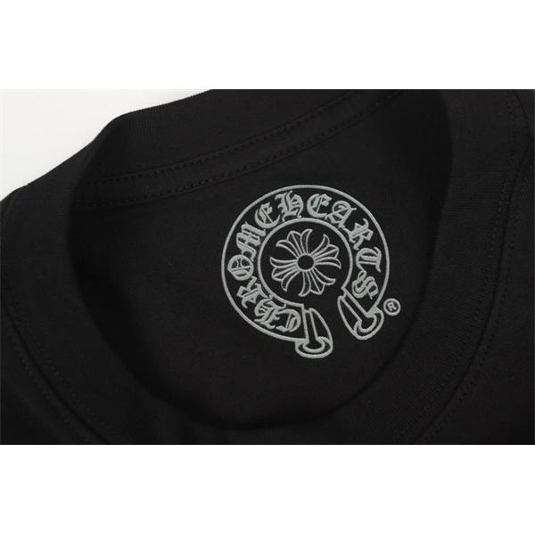 CHROME HEARTS 偽物 カラフルポップ モードスタイル 長袖Tシャツ クロスモチーフデザイン クロムハーツ
