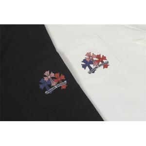 CHROME HEARTS コピー マルチクロス カラーアレンジ 長袖Tシャツ アートモチーフデザイン クロムハーツ