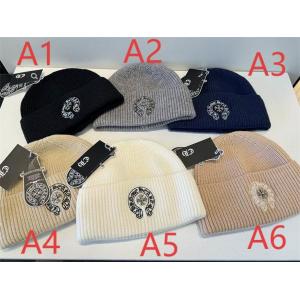 クロムハーツ コピー ニット帽 刺繍ロゴ カジュアル シンプル スタイリッシュ 冬用 CHROME HEARTS