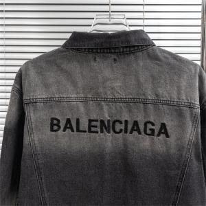 BALENCIAGA スーパーコピー デニムジャケット ヴィンテージウォッシュ加工 ジージャン バレンシアガ
