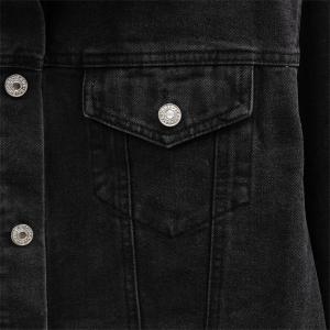 BALENCIAGA 偽物 デニムジャケット ヴィンテージ ロゴ入り モード系 ファッション ジージャン バレンシアガ