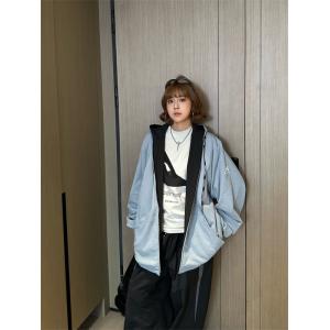 BALENCIAGA コピー フード付きジャケット リフレクティブライン スポーツ カジュアル バレンシアガ