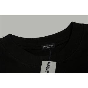 バレンシアガ コピー 長袖Tシャツ ピンクロゴ プリント 長袖 ストリートファッション カジュアル BALENCIAGA