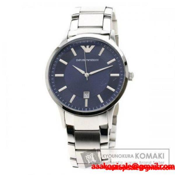 Emporio Armani エンポリオ・アルマーニ AR-2477 腕時計 ステンレススチール メンズ 中古 :00303059:ブランド京の蔵小牧 - 通販ショッピング
