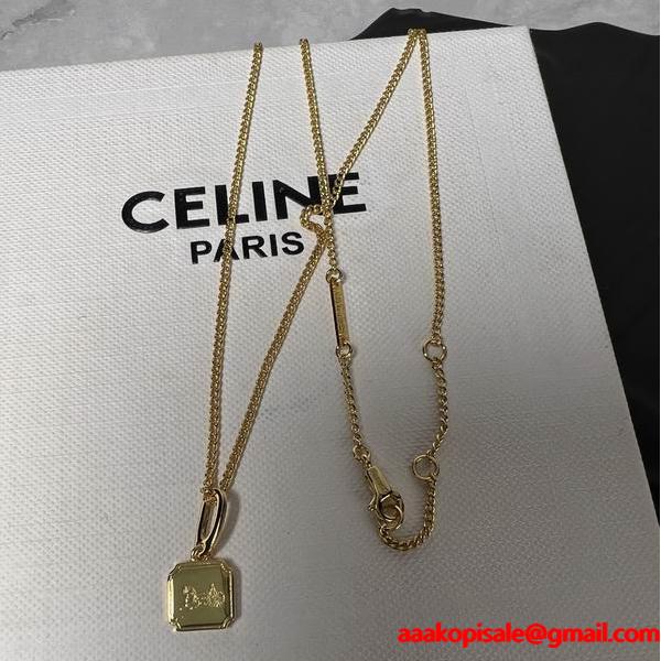 Celine 2025秋冬 トリオンフ パズルチャーム ネックレス 激安 セリーヌコピー 季節限定モデル