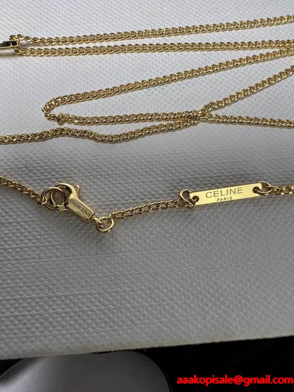 Celine 2025秋冬 トリオンフ パズルチャーム ネックレス 激安 セリーヌコピー 季節限定モデル