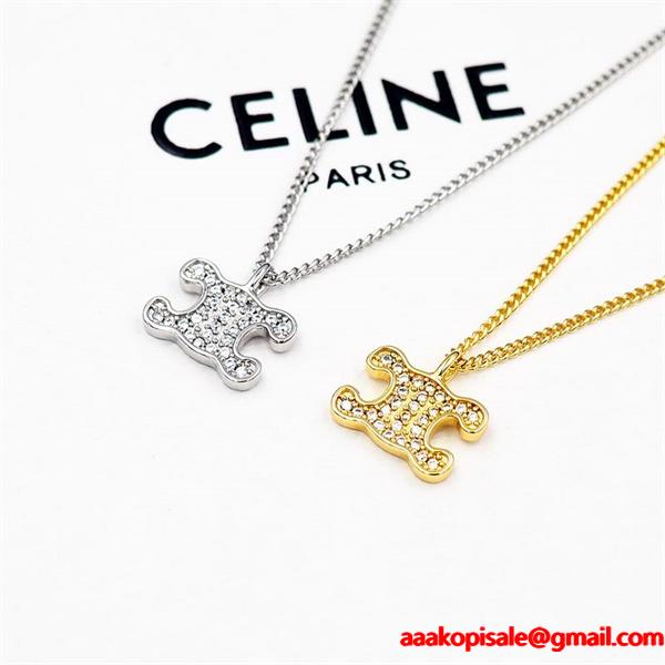 2025冬 バロックパール×トリオンフ ロングネックレス セリーヌ Celine  スーパー コピー