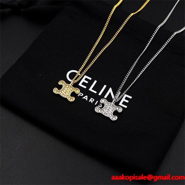 2025冬 バロックパール×トリオンフ ロングネックレス セリーヌ Celine  スーパー コピー