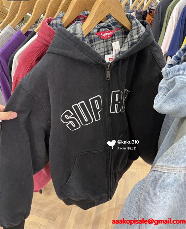 Supreme シュプリーム コピー ライトブルー 2025秋冬 ヴィンテージ風 デニムパーカー