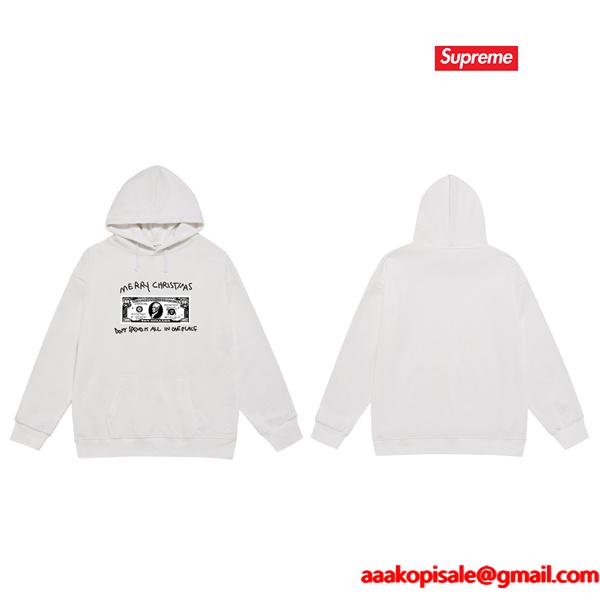 Supreme シュプリーム スーパーコピー ホワイト 2025秋冬 ホリデームード クリスマスパーカー