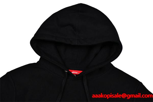 Supreme シュプリーム スーパーコピー ブラック 2025秋冬 バックインパクト 縦ロゴパーカー