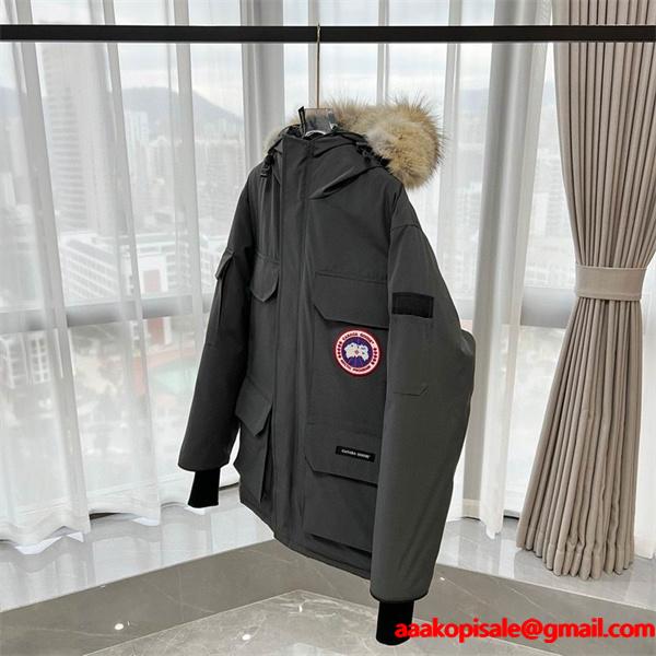 ダークグレー 2025秋冬 高級感漂う カナダグース Canada Goose コピー ダウンジャケット