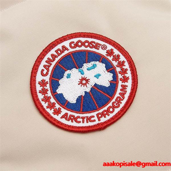 ベージュ柔和エレガント ダウンベスト コピー カナダグース Canada Goose 2025秋冬 
