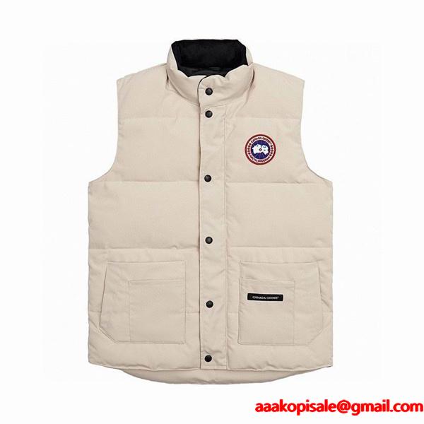 ベージュ柔和エレガント ダウンベスト コピー カナダグース Canada Goose 2025秋冬 