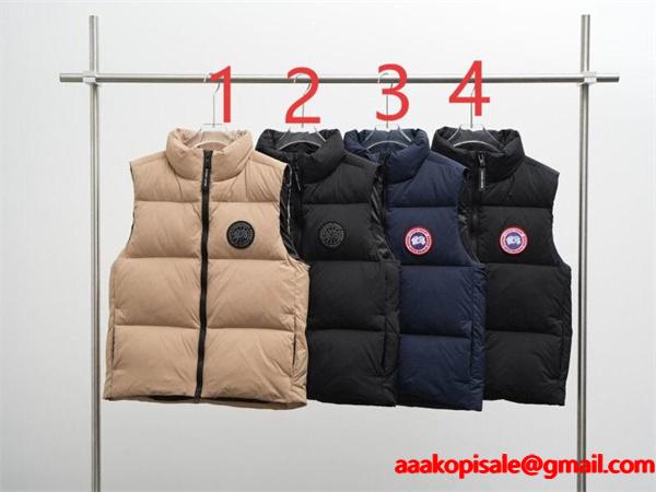 カナダグース Canada Goose 2025秋冬 ブラウンアウトドア映え ダウンベスト スーパーコピー