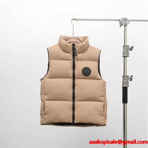 カナダグース Canada Goose 2025秋冬 ブラウンアウトドア映え ダウンベスト スーパーコピー