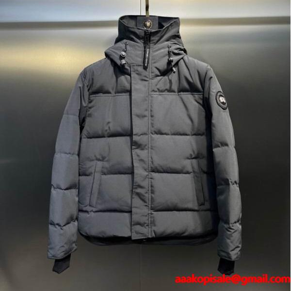 カナダグース Canada Goose 2025秋冬 ダークグレー 都会スマートフードダウンジャケット コピー