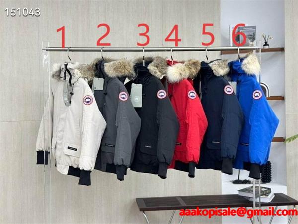 カナダグース Canada Goose オフホワイト 2025秋冬 エレガントファー ダウンジャケット コピー