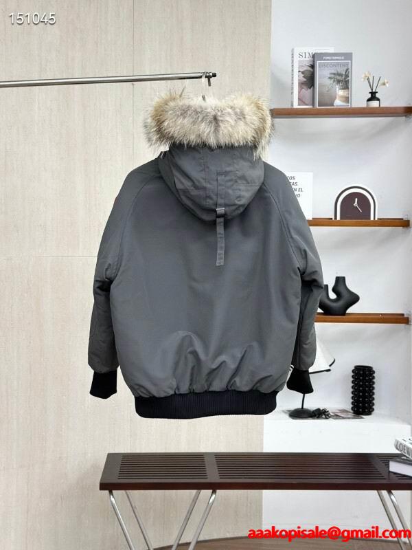 カナダグース Canada Goose オフホワイト 2025秋冬 エレガントファー ダウンジャケット コピー