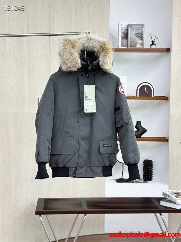 カナダグース Canada Goose オフホワイト 2025秋冬 エレガントファー ダウンジャケット コピー