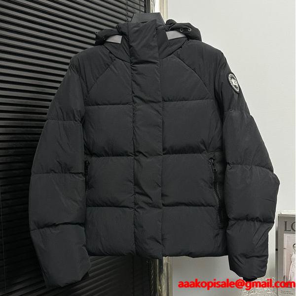 ネイビー 2025秋冬 シックファー ダウンジャケット 上質 コピー カナダグース Canada Goose
