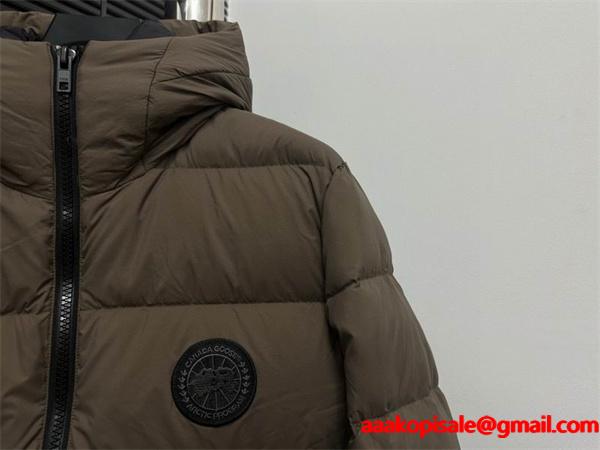 カナダグース Canada Goose 高品質 ブラック 2025秋冬 ショートダウンジャケット スーパーコピー
