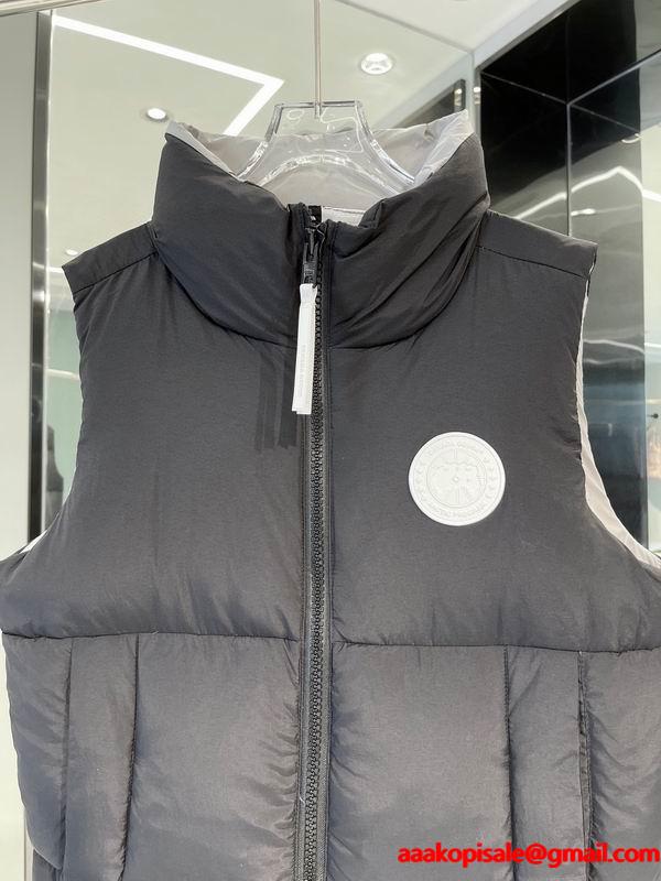  上品 グレー 2025秋冬 ダウンベスト コピー 人気急上昇アイテム カナダグース Canada Goose