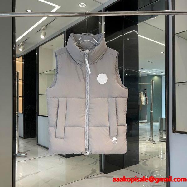  上品 グレー 2025秋冬 ダウンベスト コピー 人気急上昇アイテム カナダグース Canada Goose