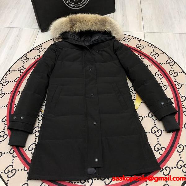 カナダグース Canada Goose 2025秋冬 ブラック ロングファーダウン