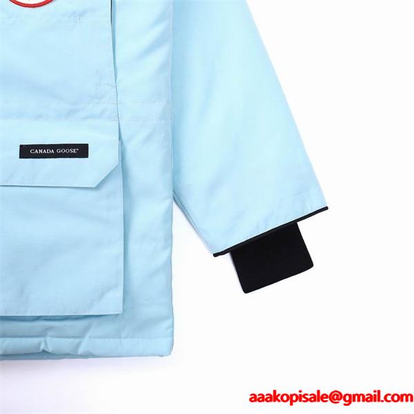 ミストブルー 2025秋冬 ボリュームファーダウンコート カナダグース Canada Goose コピー
