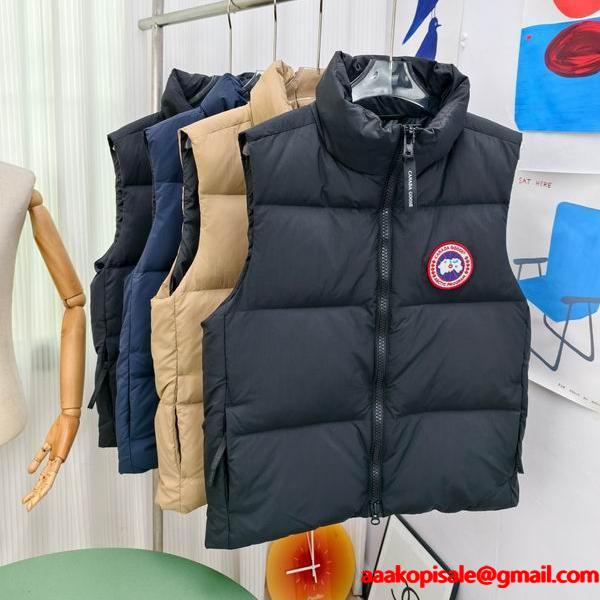 Canada Goose スーパーコピー 2025秋冬 シックブラック 多色展開ダウンベスト カナダグース