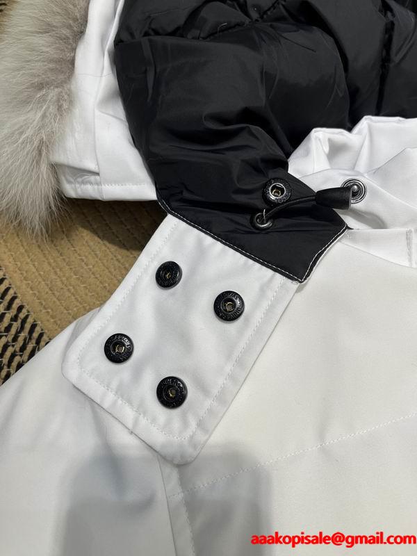 2025秋冬 ダークグレー ファーフード防寒ショートダウン カナダグース Canada Goose コピー