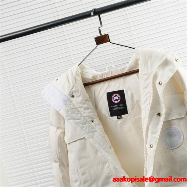 カナダグース Canada Goose 偽物 2025秋冬 マットブラック ミリタリースタイルロングダウン