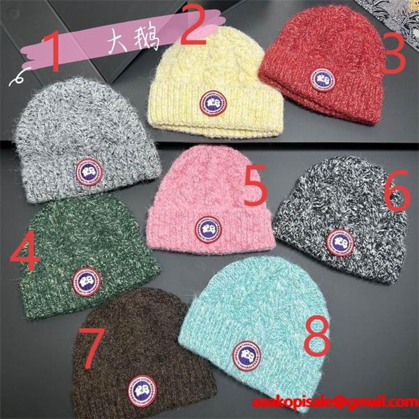 暖かい秋冬向け カナディアングース Canada Goose ケーブルニット帽 コピー N級品