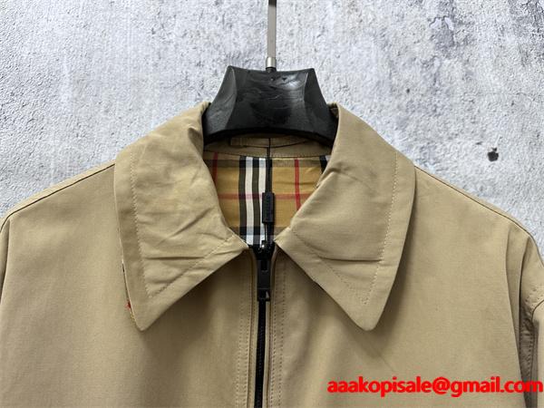 バーバリー Burberry スーパーコピー 軽量 シンプル 上質質感 2025秋冬 カジュアルジャケット 今季注目