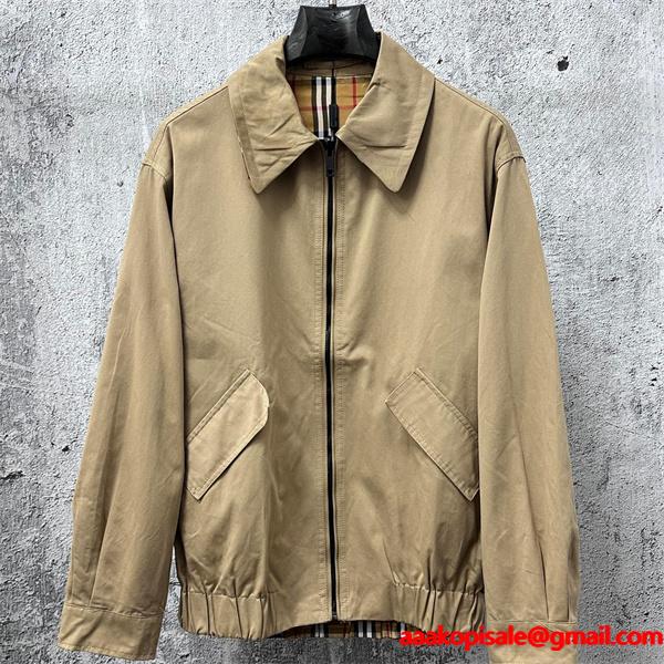バーバリー Burberry スーパーコピー 軽量 シンプル 上質質感 2025秋冬 カジュアルジャケット 今季注目