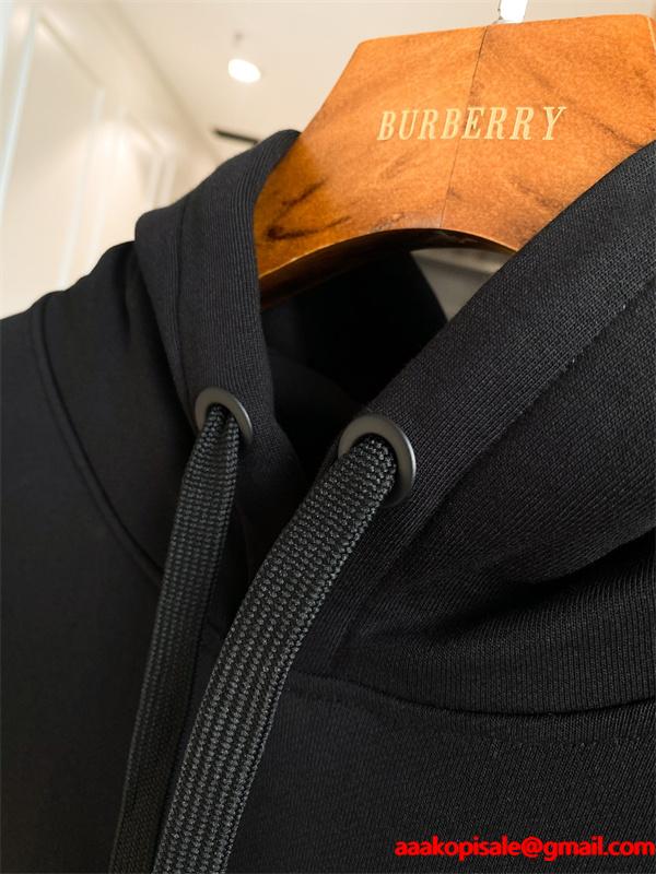 柔らかい あたたか シンプルデザイン 秋冬プルオーバーパーカー バーバリー Burberry 偽物