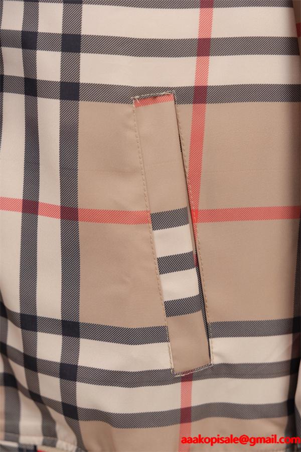 Burberry カーキ格子柄 秋冬注目 バーバリー コピー ブルマン ジャケット シグネチャーデザイン