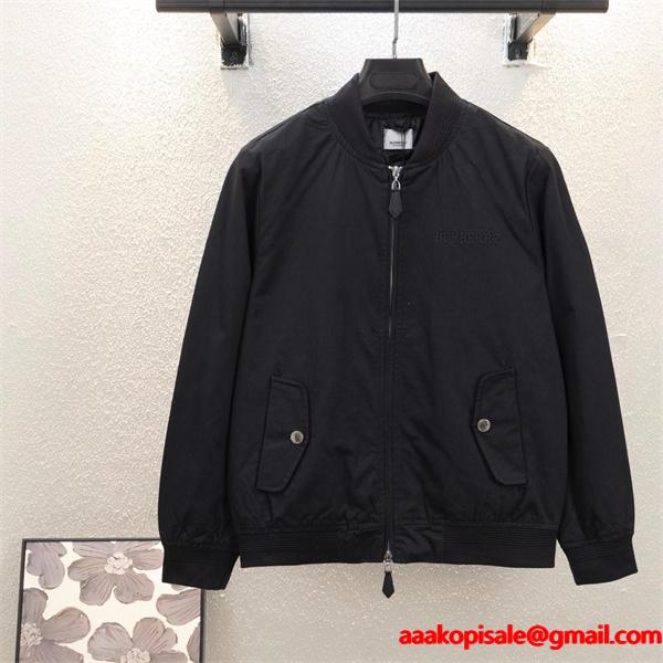 黒色格調 秋冬定番 バーバリー スーパーコピー ブルマン ジャケット シンプル上品 冬コーデ