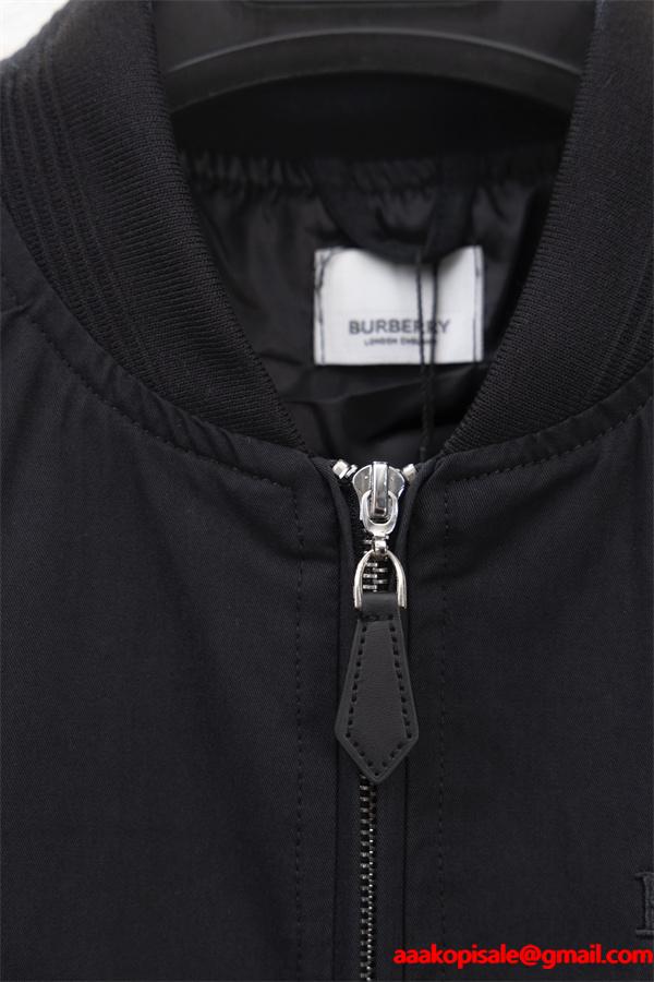 黒色格調 秋冬定番 バーバリー スーパーコピー ブルマン ジャケット シンプル上品 冬コーデ