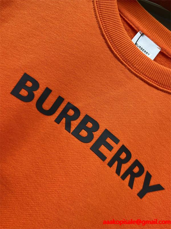 黒色白ロゴシンプルデザイン Burberry 秋冬定番愛用 バーバリー スーパーコピー パーカー 日常使い万能